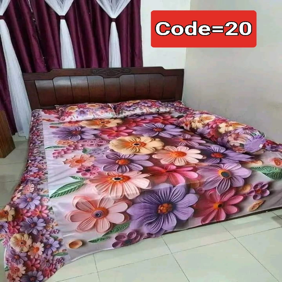 3D Pint Bed Sheet Color Code =20