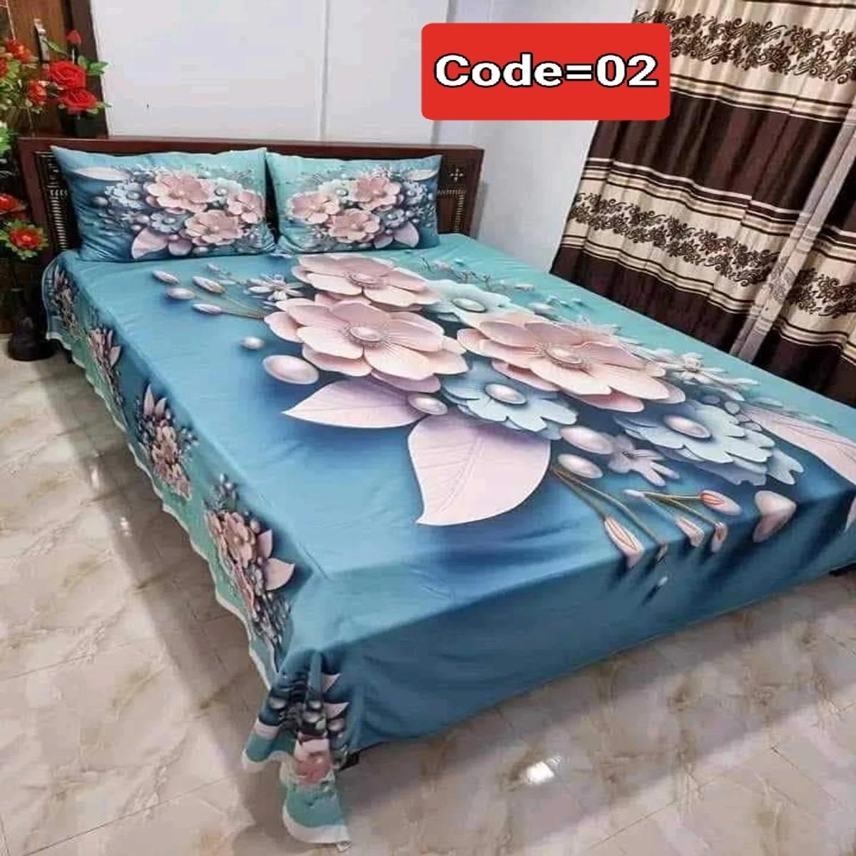 3D Pint Bed Sheet Color Code = 02