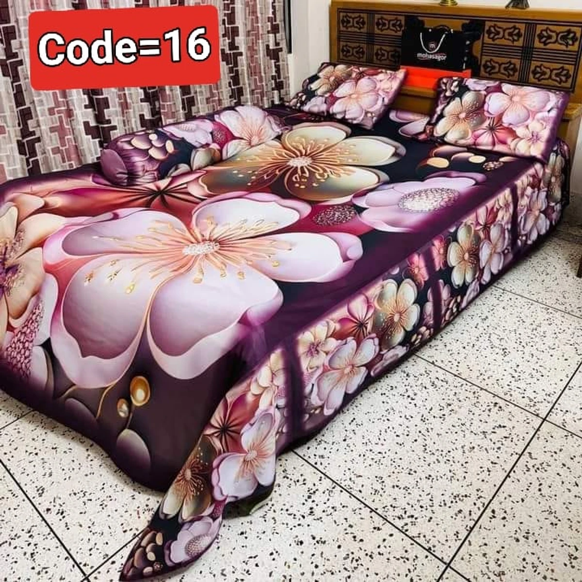 3D Pint Bed Sheet Color Code = 16