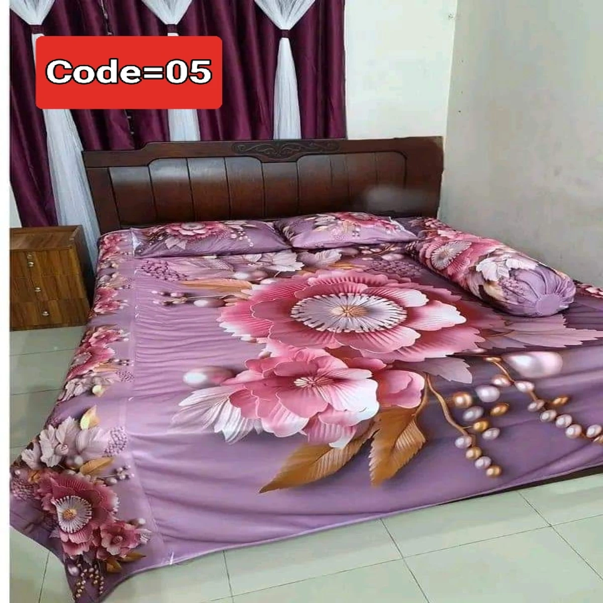 3D Pint Bed Sheet Color Code =05