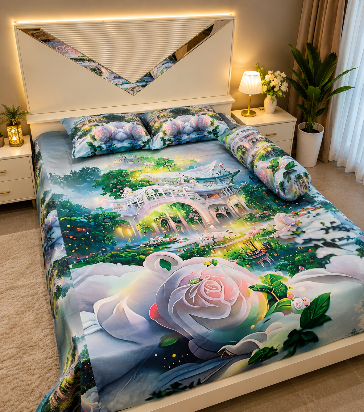 7/8 fit Waterproof 3d print bedsheet=B240