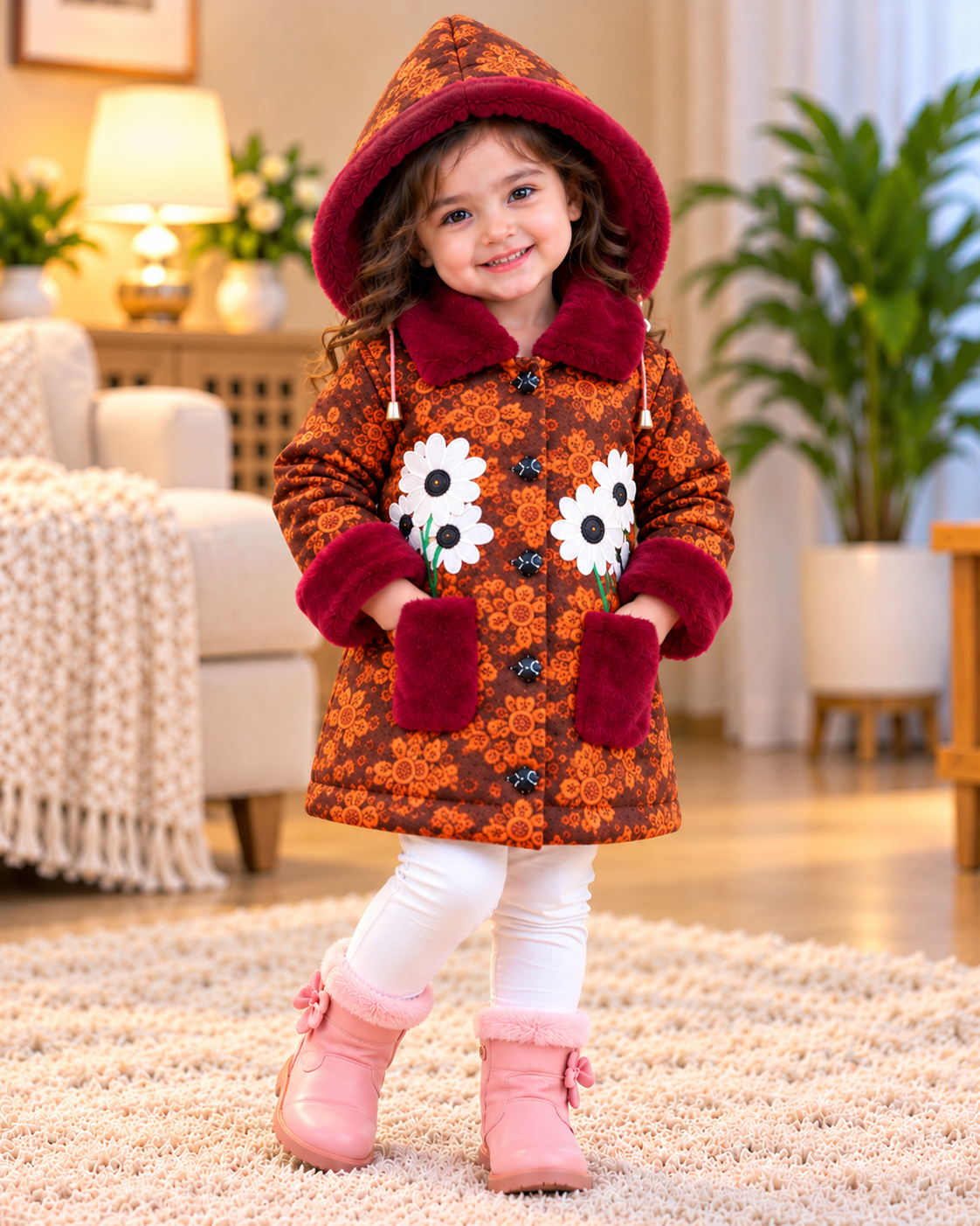 China Super Shop Jacket with Hoodie ( চায়না সুপার শপ্ট জ্যাকেট উইথ হোডি )কোড 502