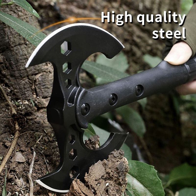 Tomahawks with Fiberglass Handle Camping axe with Sheath OEM Double Blade Hatchet for Survival