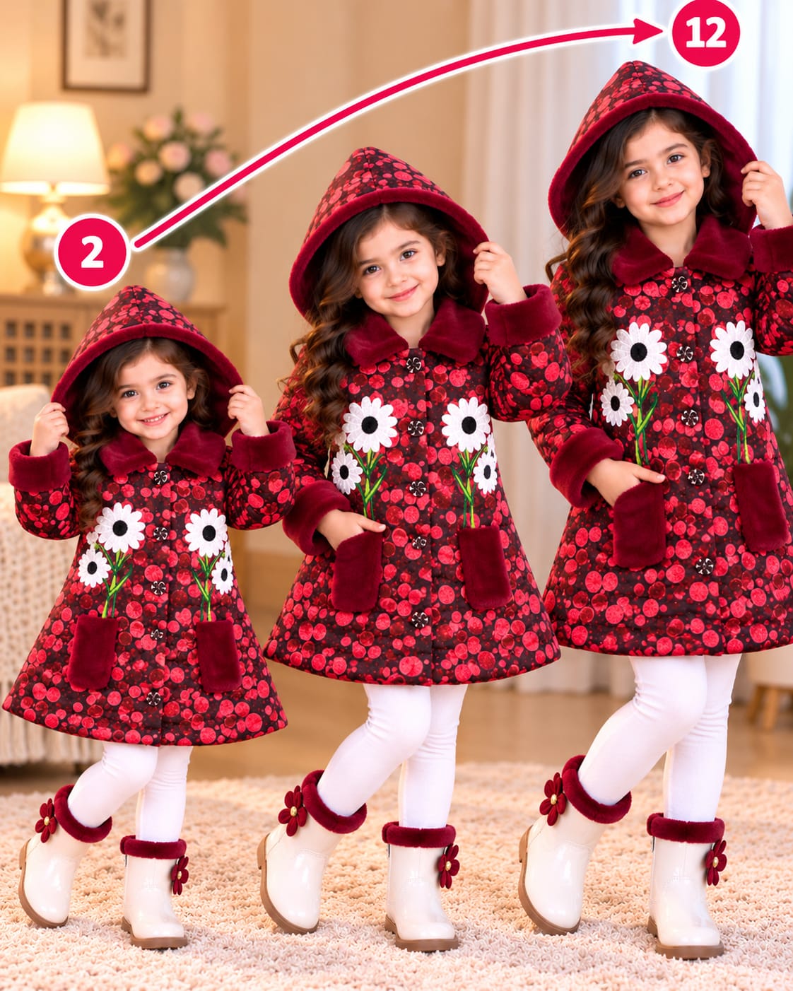 China Super Shop Jacket with Hoodie ( চায়না সুপার শপ্ট জ্যাকেট উইথ হোডি )কোড 506